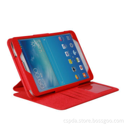 PU Stand Cases for Samsung Galaxy Tab 4 7.0, Access to All Ports and Functions